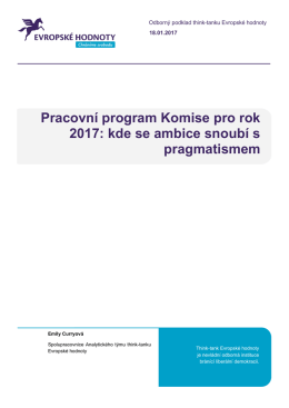 textu - Think-tank Evropské hodnoty