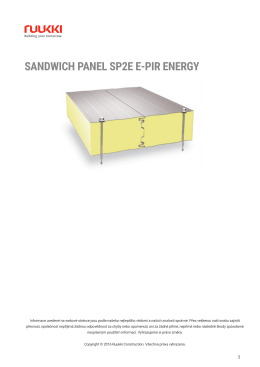 Sandwich panel details - Oborniki