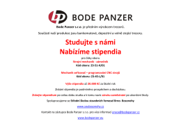 Studujte s n&aacute;mi Nab&iacute;z&iacute;me stipendia