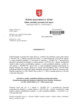 St&aacute;tn&iacute; pozemkov&yacute; &uacute;řad - Ministerstvo zemědělstv&iacute;