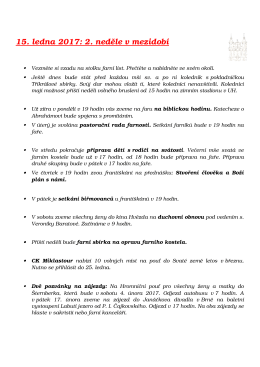 zde - farnost Uhersk&eacute; Hradi&scaron;tě