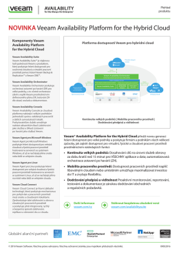 NOVINKAVeeam Availability Platform for the Hybrid Cloud