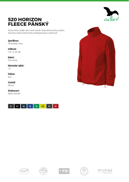 520 horizon fleece pánský