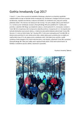 Gothia Innebandy Cup 2017