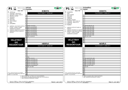 jízdní řád posilové linky P1
