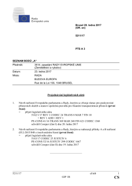 5211/17 el/mb 1 GIP 1B Projednávání legislativních aktů 1
