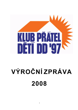 Výroční zpráva za rok 2008