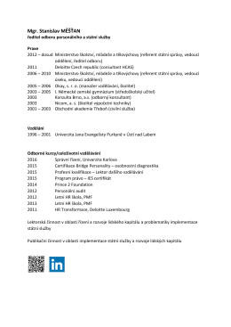 Mgr. Stanislav MĚ&Scaron;ŤAN