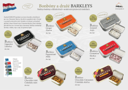 Bonbóny a dražé BARKLEYS
