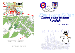 Propozice na Zimní cenu Kolína 2017