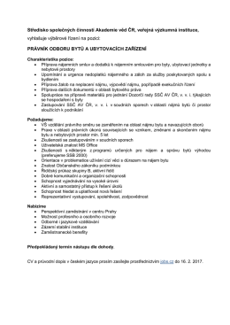 Středisko společn&yacute;ch činnost&iacute; Akademie věd ČR, veřejn&aacute; v&yacute;zkumn&aacute;