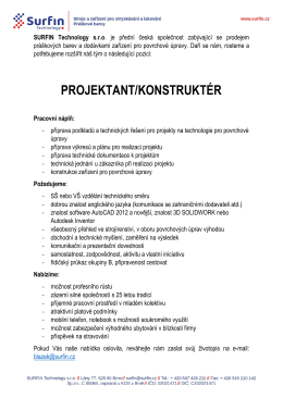 projektant/konstruktér