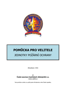 POMŮCKA PRO VELITELE