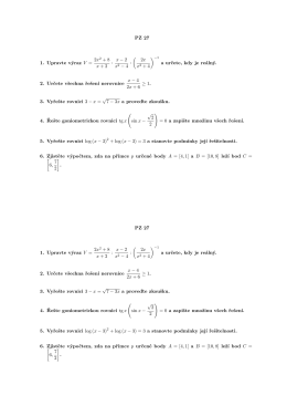 1 - Př&iacute;klady použit&eacute; při p&iacute;semn&eacute; přij&iacute;mac&iacute; zkou&scaron;ce z matematiky