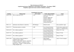 Plan ferii zimowych - Strona MDK w Kielcach