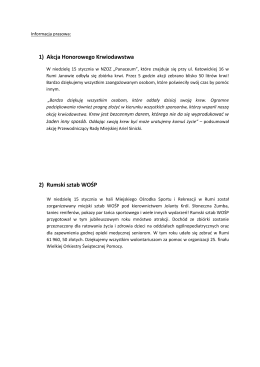 Informacja prasowa 16.01.17