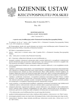 DZIENNIK USTAW