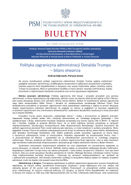 Polityka zagraniczna administracji Donalda Trumpa – bilans
