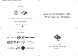 XIX Dobroczynny Bal Przymierza Rodzin