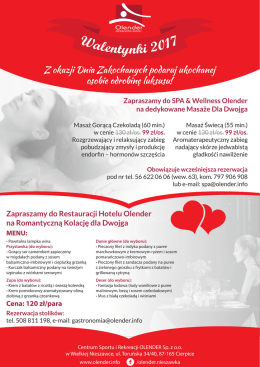 Z okazji Dnia Zakochanych podaruj ukochanej osobie odrobinę