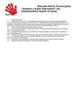 Gadżety z Super Expressem&rdquo; dla Użytkownik&oacute;w Heyah na kartę