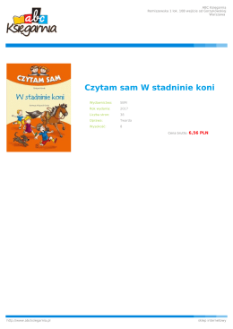 Czytam sam W stadninie koni