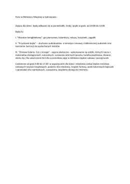 Ferie w Jędrzejowie cz 2