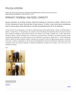 Generuj PDF - Policja Ł&oacute;dzka