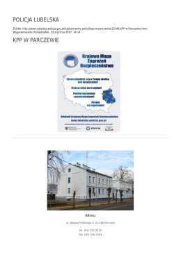 Generuj PDF - Policja Lubelska