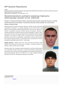 Generuj PDF - KPP Wysokie Mazowieckie