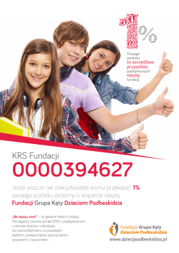 KRS Fundacji - Fundacja Grupa Kęty