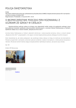 Generuj PDF - Policja Świętokrzyska