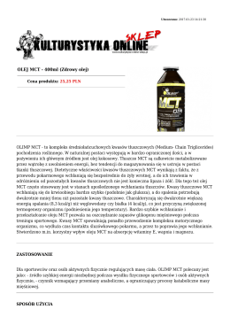 OLEJ MCT