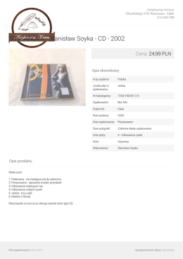 SOYKANOVA - Stanisław Soyka - CD