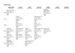 Grafik zajęć
