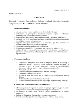 NABÓR - Powiatowe Centrum Pomocy Rodzinie w Sulęcinie