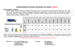 ULICE: Górna, Górska, Graniczna, Kawalerii