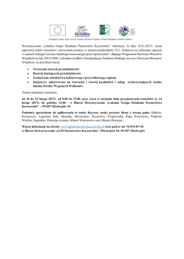 Stowarzyszenie &bdquo;Lokalna Grupa Działania Partnerstwo Kaczawskie