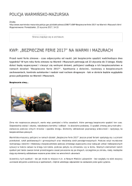 Generuj PDF - Policja Warmińsko