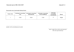 Załącznik Nr 2