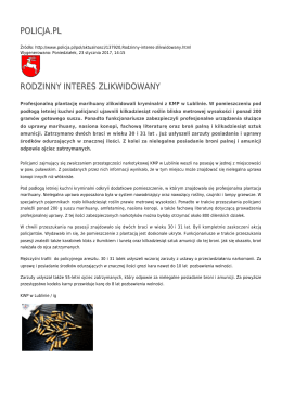 POLICJA.PL RODZINNY INTERES ZLIKWIDOWANY