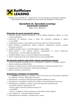 Account Manager ds - Raiffeisen