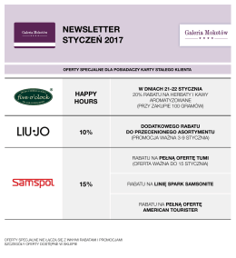 Oferty z newslettera