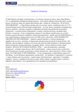 Ekspert ds. Ubezpieczeń