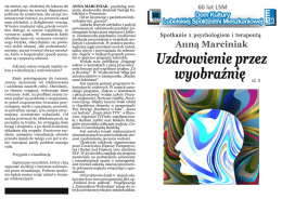 Anną Marciniak Uzdrowienie przez wyobraźnię