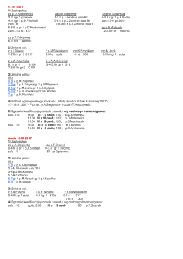 17.01.2017 1/.Zastępstwa: za p.D.Antkiewicza za p.A.Stegientę za