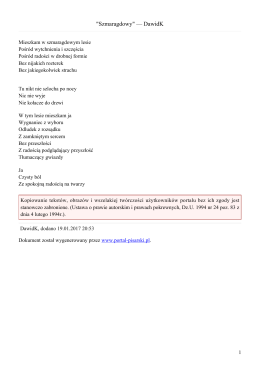 "Szmaragdowy" &mdash; DawidK