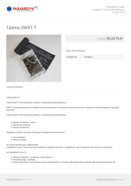 Taśma SWAT-T - Internetowy Sklep Ratowniczy Paramedyk24.pl