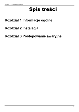 Spis treści