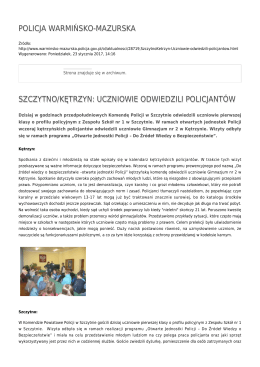 Generuj PDF - Policja Warmińsko